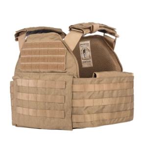 Spartan Armor Systems Sentinel Plate Carrier, Small/Extra Large, Coyote Brown, Adjustable, SAS-STNL-CB
