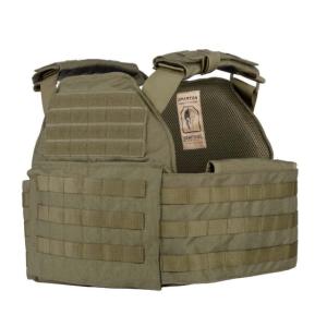 Spartan Armor Systems Sentinel Plate Carrier, Small/Extra Large, Spartan Green, Adjustable, SAS-STNL-SG