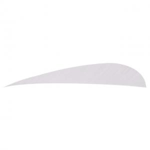 Trueflight Parabolic Feathers, White 5 in. LW 100 pk., 1801