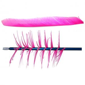 Trueflight Spiral Wrap Flu-Flu, Feathers Pink RW 100 pk., 17002