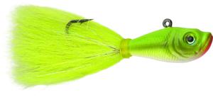 Spro Prime Bucktail Jig 3/4oz, 5/0 Hook, Crazy Chartreuse, SBTJCC-3/4