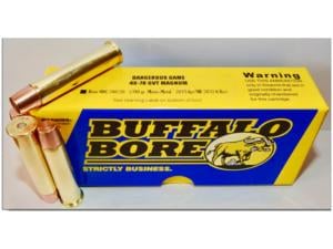 Buffalo Bore Dangerous Game Ammunition 45-70 Government 380 Grain Lehigh Mono-Metal Lead-Free Box of 20 - 512768