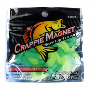 Leland's Lures Crappie Magnet Body - 1-1/2" - Wizard Glow