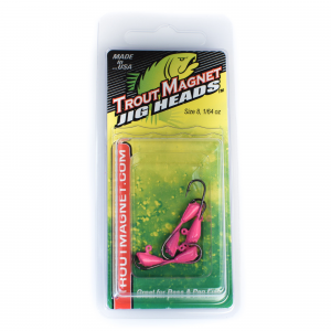 Leland Lures Crappie Magnet Pop-Eye Jigs - Chartreuse