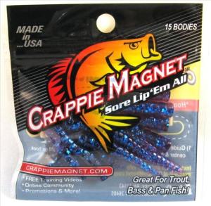 Leland Crappie Magnet 15 Pc. Body Pack, Midnight Blue, 15/Pack, 87231