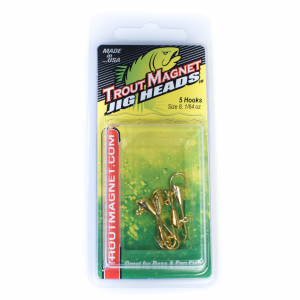 Leland's Lures Trout Magnet Jighead - Gold - 5
