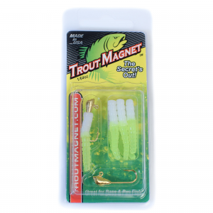 Leland's Lures Trout Magnet - 1/64 oz. - White/Chartreuse