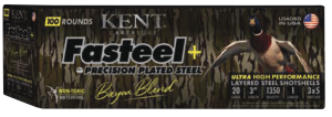 Kent Fasteel + Precision Steel Bayou Blend 20 Ga 3" 1 Oz 3X5 Shot Ammo 100 Per Box/2 Case *Case Only