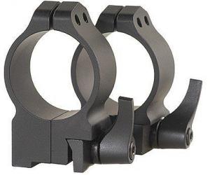Warne Maxima Steel Rings, 30mm, Ruger M77 & Hawkeye Grooved Receiver, QD, High - Matte 15R7LM