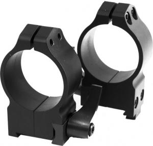 Warne Maxima Steel Rings, 30mm, CZ 550 19mm Grooved Receiver, QD, High - Matte 15BLM