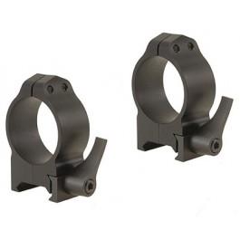 Warne 34mm, QD, High Matte Rings, Steel, Fixed for Maxima/Weaver Style or Picatinny Bases