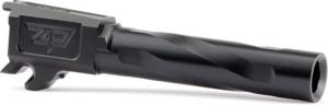 Zaffiri Precision Flush and Crown Pistol Barrel, Sig P365XL, 9mm, 1/10 Twist, 416R Stainless Steel, Black Nitride, ZpBarP365XLFlushBlk
