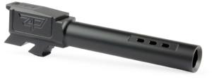 Zaffiri Precision Ported Flush and Crown Pistol Barrel, Glock 48, 9mm Caliber, Black Nitride, ZP.48BPBN