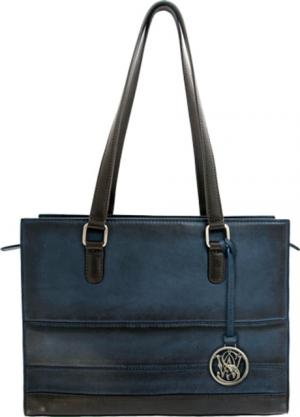 Cameleon S&w Structured Hand- Bag Cc Purse Blue