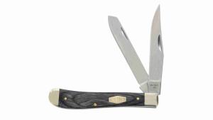 Old Timer Heritage Trapper Folding Knife Gray - 3" Plain Clip Point / Spey Blades