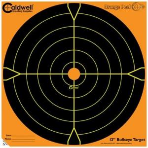 Caldwell Orange Peel 12-in Bullseye Targets, 50 Sheets - 125094