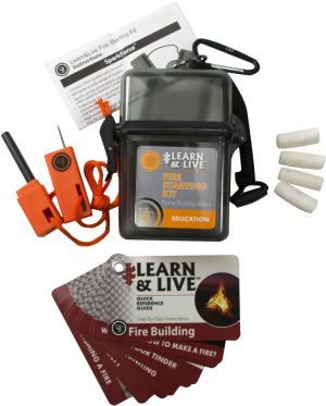 Ultimate Survival Learn &amp; Live Fire Starting Kit