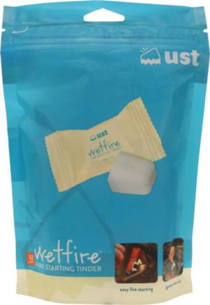 UST WetFire Tinder Individually Packed Cubes, 12 Pack, 1165905
