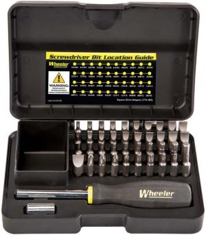 Wheeler Fine Gunsmith Equipment Professional Gunsmithing Screwdriver Set, 43 pc 954621