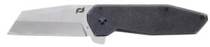 Schrade Style Compact Folding Knife, 2.4in, Stainless Steel Blade, Steel Handle, Wharncliff Black Matte, 1182277