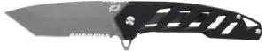 Schrade Ventricle Clear Folding Knife, 3in, G-10 Composite Handle, Stainless Steel Blade, Tanto Black Matte, 1159322