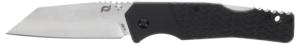 Schrade Ultimatum Folding Knife, 3.5in Aus-10, G-10 Composite Handle, Stainless Steel Blade, Wharncliff Black Matte, 1159318, 1159318