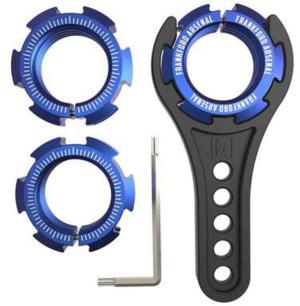 Frankford Arsenal Dielocker Die Lock Rings w/Wrench - 3 Ppack, 120448