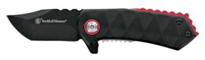 Smith & Wesson 24/7 Spring Assisted Opening Folding Knife, 1.9in, Stainless Steel, Aluminum Handle, 1206287