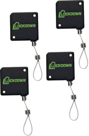 Lockdown Tether. 4 Pack