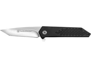 Smith & Wesson Extreme Ops Folding Knife 2.5 Tanto Point 8Cr13MoV Satin Blade Aluminum Handle Black - 295659"