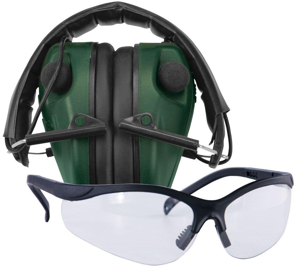 Battenfeld Technologies 487309 E-Max Lo Pro Electronic Muffs With Glasses