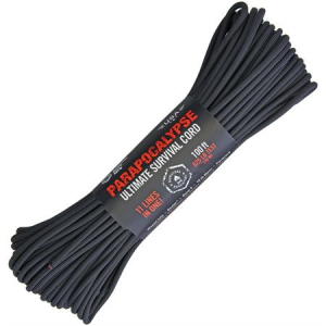 Atwood 1294H Black Parapocalypse 4mm Diameter Cord - 100 Ft
