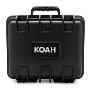 Koah Weatherproof Hard Case with Customizable Foam (10 x 9 x 7 Inch)