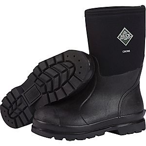 Muck Boot Men's Chore Classic Mid Work Boots Black, 5 - Crocs And Rubber Boots at Academy Sports