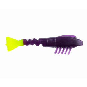 NetBait BaitFuel Saltwater GO2 Shrimp - Purple Chart - 3-1/2" - 6 Pack