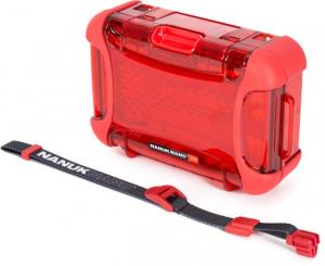Nanuk 330 Nano Small Protective Case 7.4x5.1x2.6in,Red 330-0009