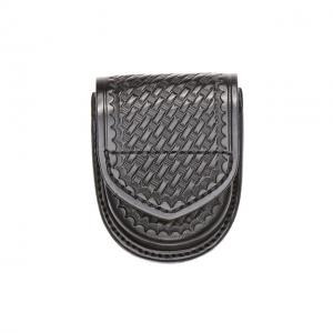 Aker Leather Aker - 500 Compact Round Single Handcuff Case - A500-BW-H