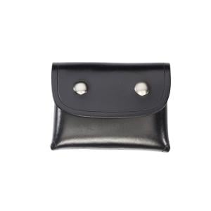 Aker Leather Model 586 Surgical Glove Pouch, Hidden Snap, Small, Plain, Black, A586-BP-HS