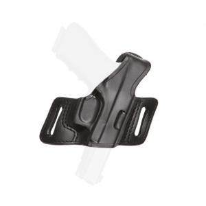 Aker Leather 132 White Lightning Belt Slide Holster, Plain, Right hand, G43/43X/48, Black, Medium, H132BPRU-GL 43