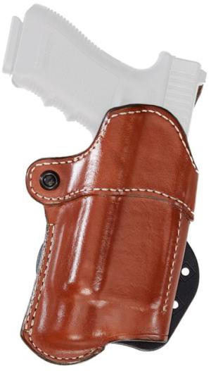 Aker Leather Model 267 Nightguard Open Top Paddle Holsters, Glock 20/21/29/30, Insight Technology M3/Streamlight TLR-1, Left, Plain, Tan, H267ATPL-GL20M3