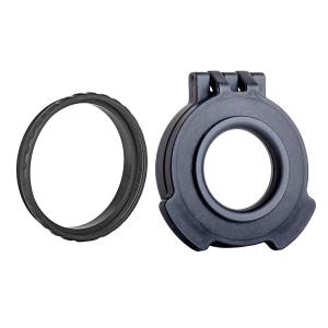 Tenebraex Objective Clear Flip Cover w/ Adapter Ring for 56mm Schmidt and Bender Scopes SB5600-CCR
