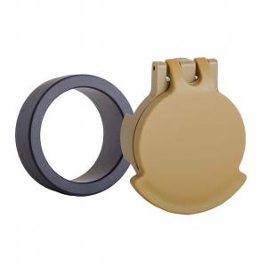 Tenebraex Objective Flip Cover w/ Adapter Ring for Schmidt & Bender 24mm Diameter Objective Lens RAL8000/Black 24SBC1-FCR