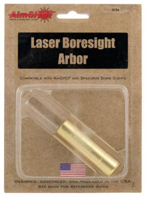 Aimshot 20 Gauge Arbor for .233 Laser Boresight Brass AR20GA