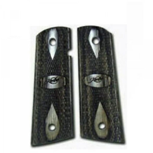 Kimber Tactical Black/Silver Laminate Full-Size Grips 1100162A