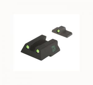 MeproLight H&amp;K Tru-Dot Night Sight HK45, HK45C, HK-P30 Fixed Front and Rear Green and Green 11545