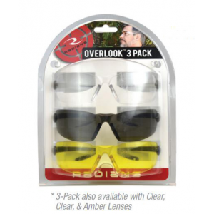 Radians Overlook Glasses Combo Pack - Clear, Clear, Smoke