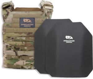 Predator Armor Level III Plate Carrier Package, Multi-cam, 16x12, BDL-3KWPCPKG-MC