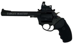 Charter Arms Target Mastiff Revolver .44 Special 6" Barrel 5 Round Capacity Black Rubber Grip Sightmark Micro Optic Included Black Rubber Grips Black Nitride Finish