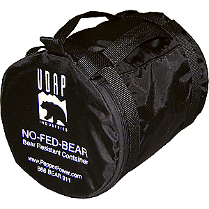 UDAP Pepper Power UDAP No-Fed-Bear Bear-Resistant Container - Black
