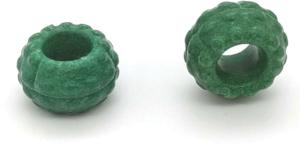 Chroma Scales Green Blocks Bead